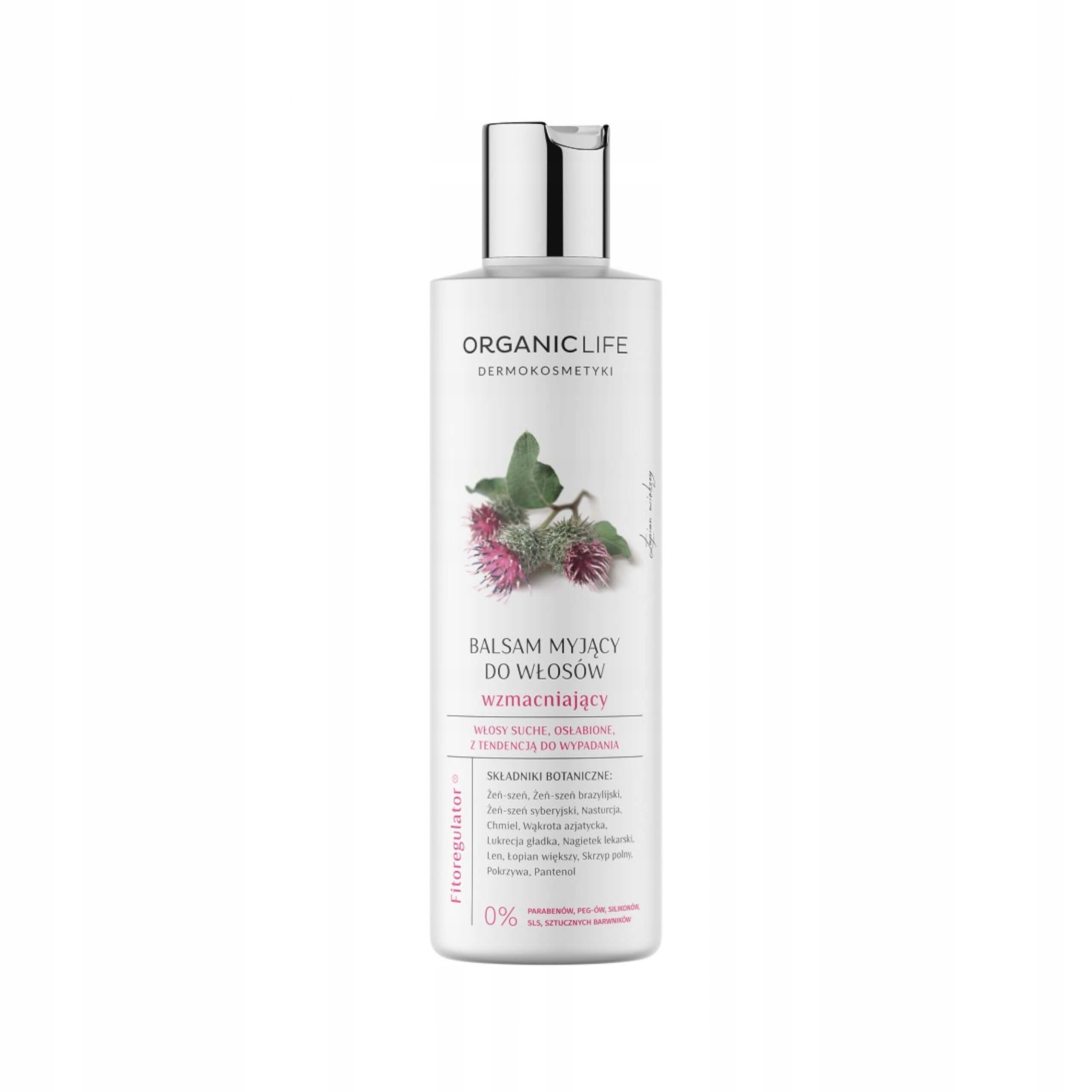 

Organic Life Balsam myjący do włosów wzmacniający