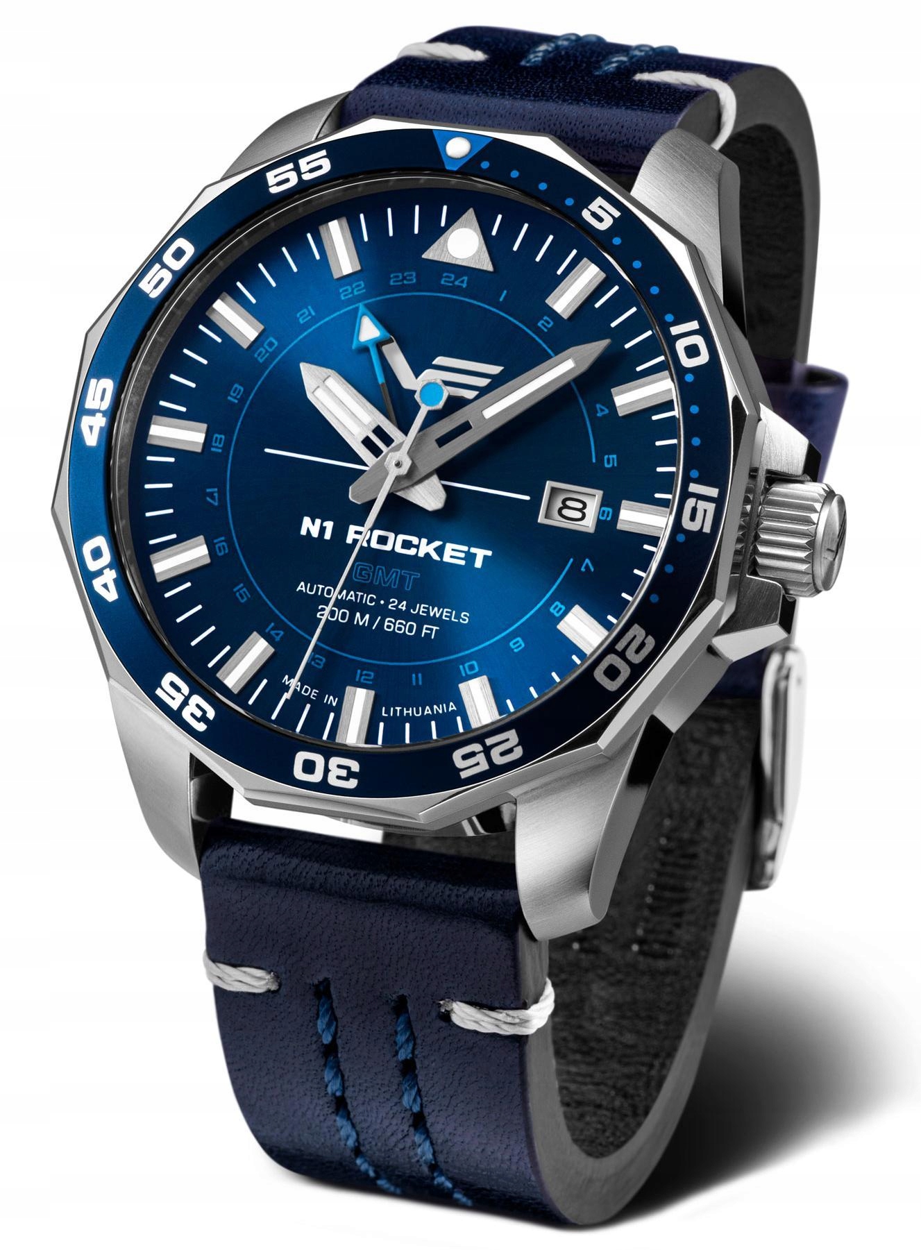 Nový originální Pánské Hodinky Vostok Europe NH34-225A712 Rocket N1 Gmt