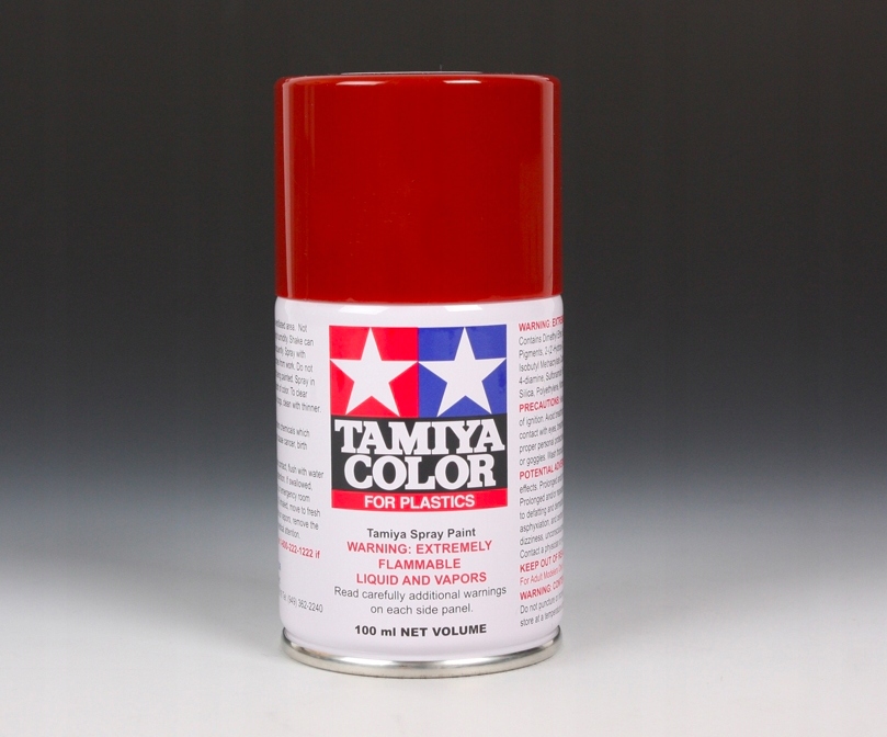 MODELARSKA FARBA W SPRAYU CZERWONA TAMIYA 100ml TS-33 DULL RED (MATT)