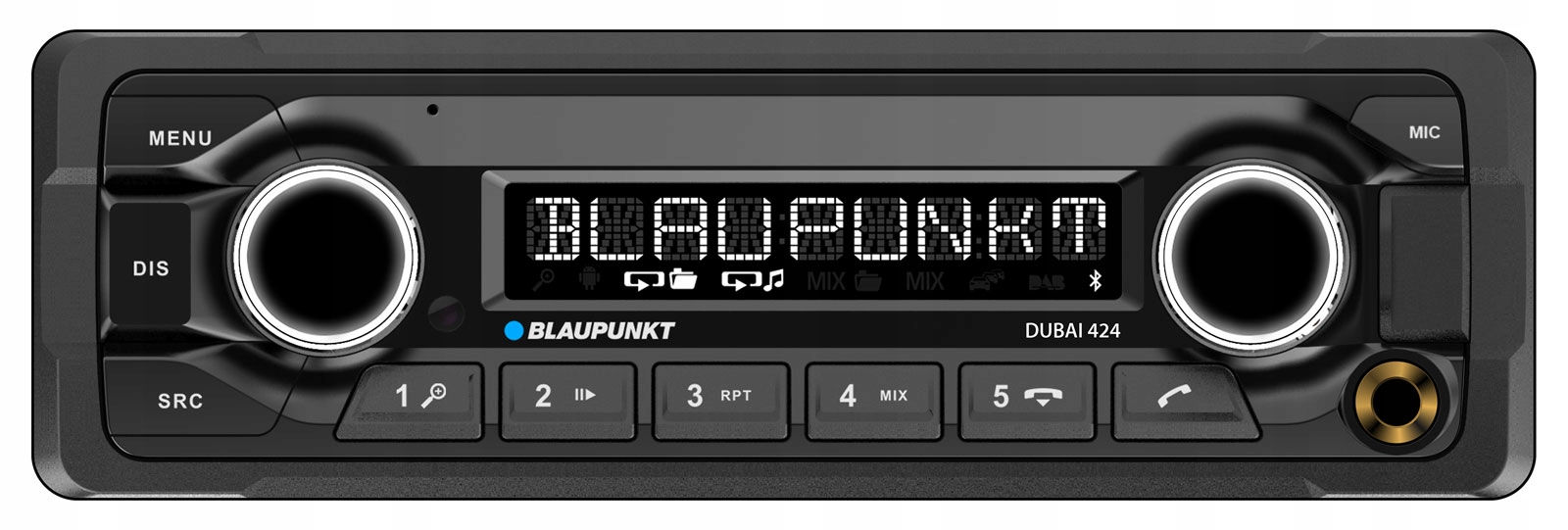 Blaupunkt Dubai 424 Autorádio napájanie 24V Bluetooth Usb Aux MP3