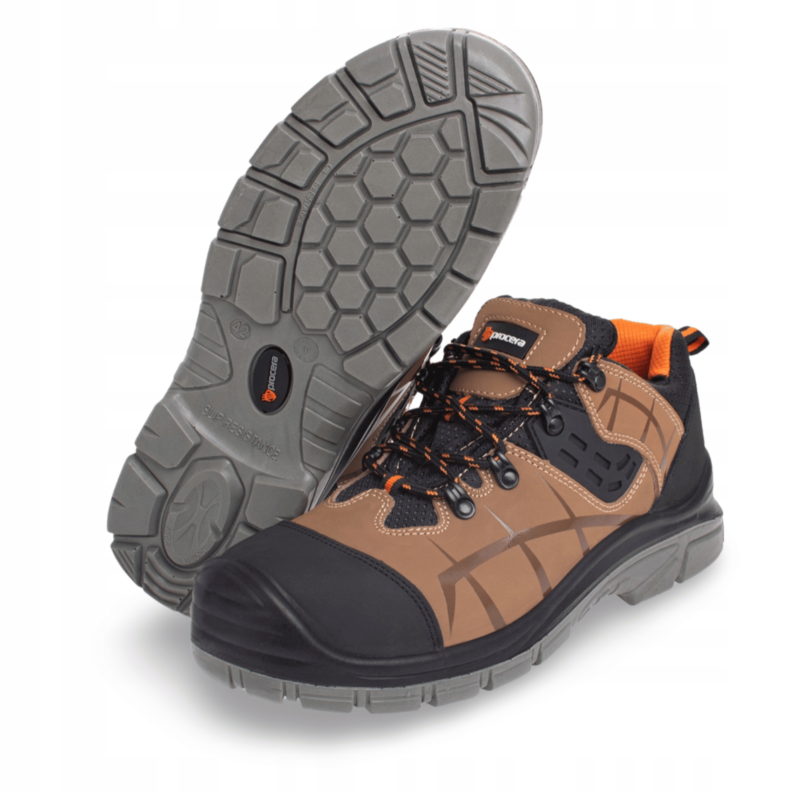 Buty Robocze Półbuty WODOODPORNE Antypoślizgowe Z STALOWYM PODNOSKIEM S3 42 Cechy dodatkowe z podnoskiem