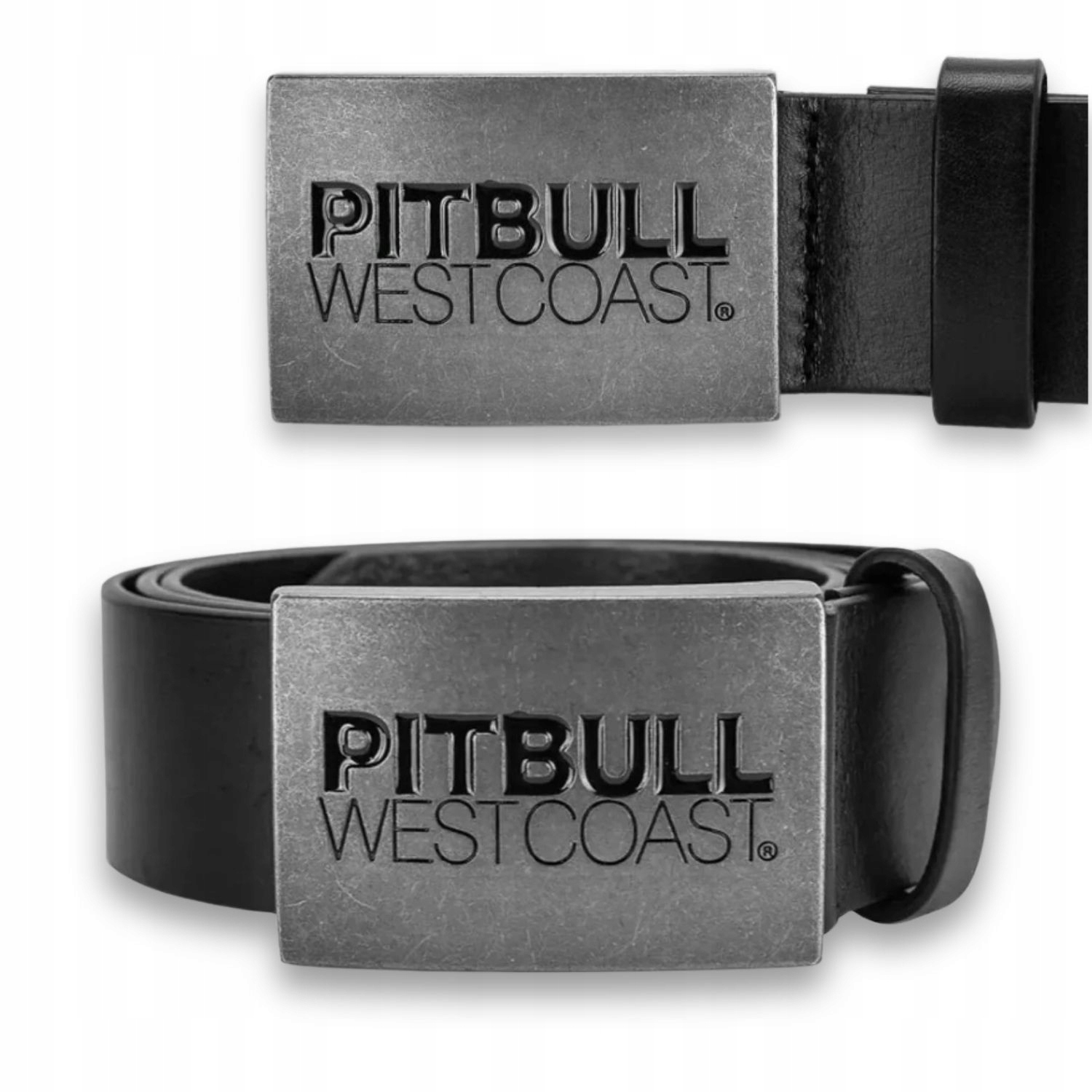 Uniwersalny Pasek skórzany Pitbull Tnt metalowa klamra 110