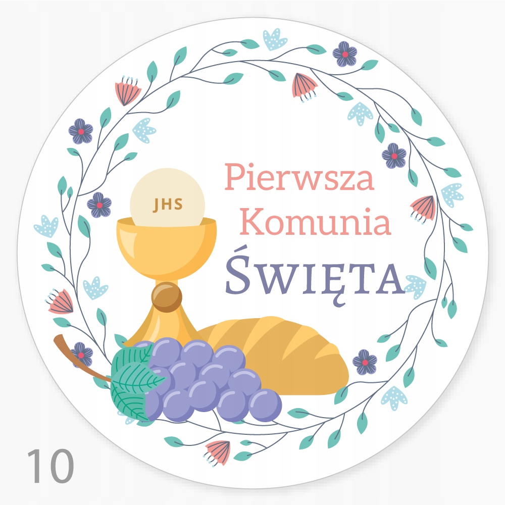

Naklejki Pierwsza Komunia Święta kartka 24
