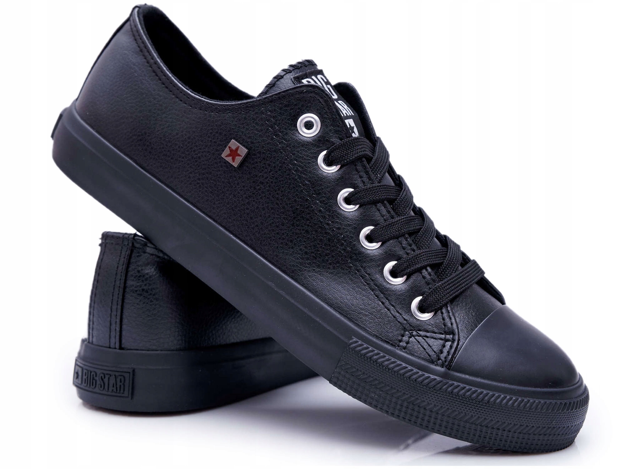 

Czarne Męskie Trampki Big Star V174345 43