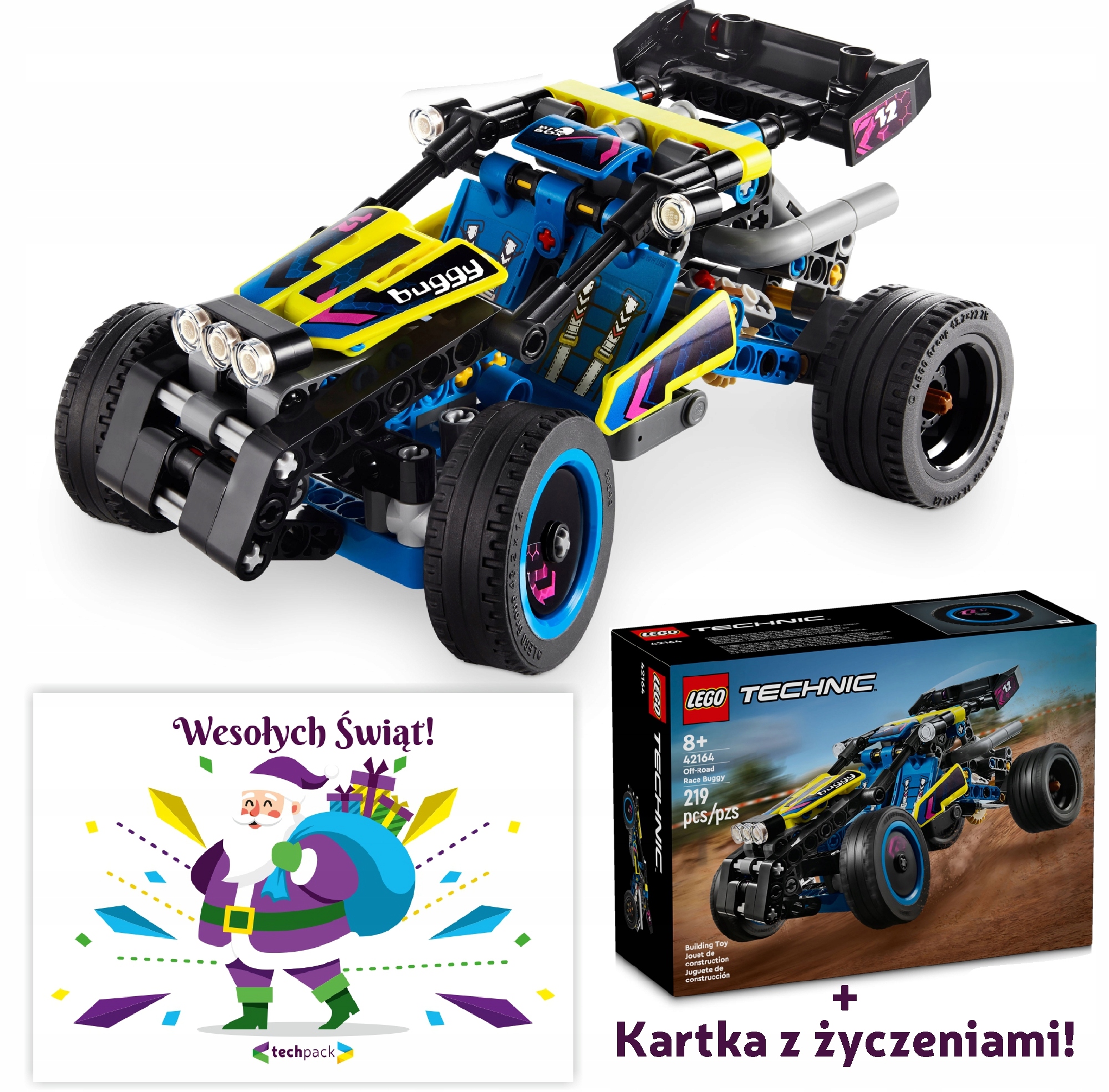 Lego Technic Závodní terénní vozítko 42164 Přání Mikuláš
