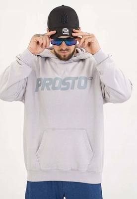 Mikina Prosto S kapucí Big Log šedá