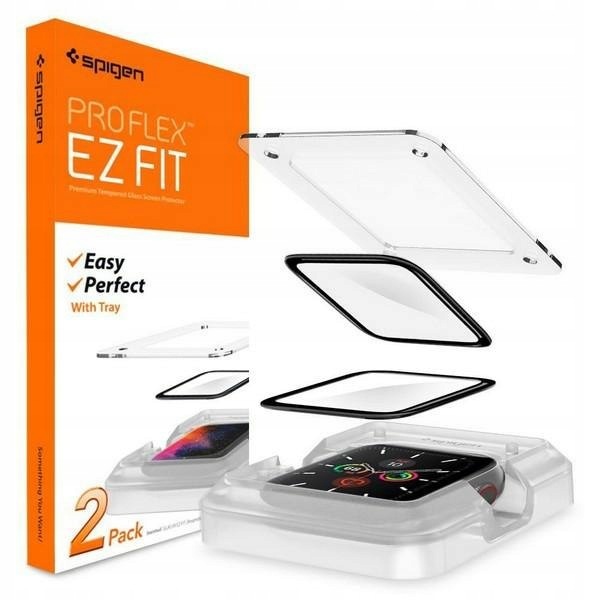 Spigen ProFlex Ez Fit Apple Watch 4/5/6/SE 44mm AFL01220 Szkło Hybrydowe