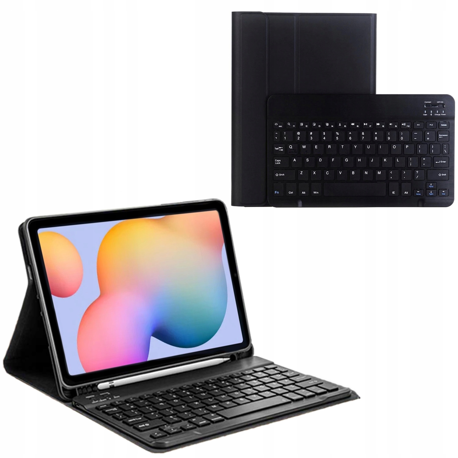 Etui z klawiaturą Bluetooth z uchwytem na rysik do Galaxy Tab S6 Lite 10,4"
