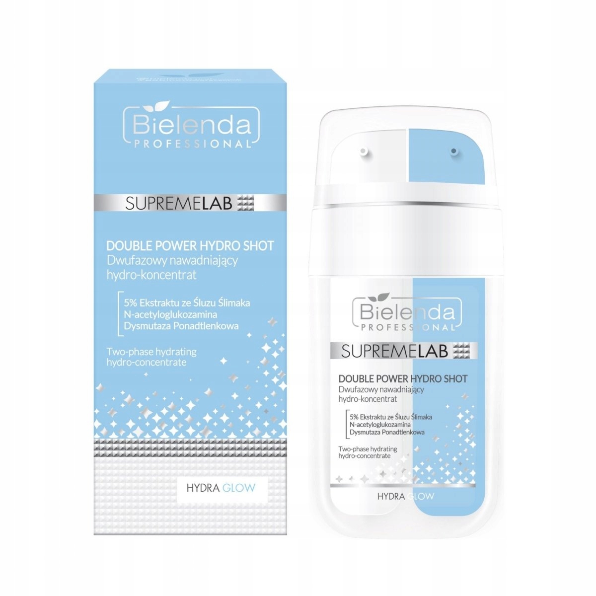 Bielenda Supremelab Hydra Glow Dvoufázový hydrokoncentrát 2x15 ml