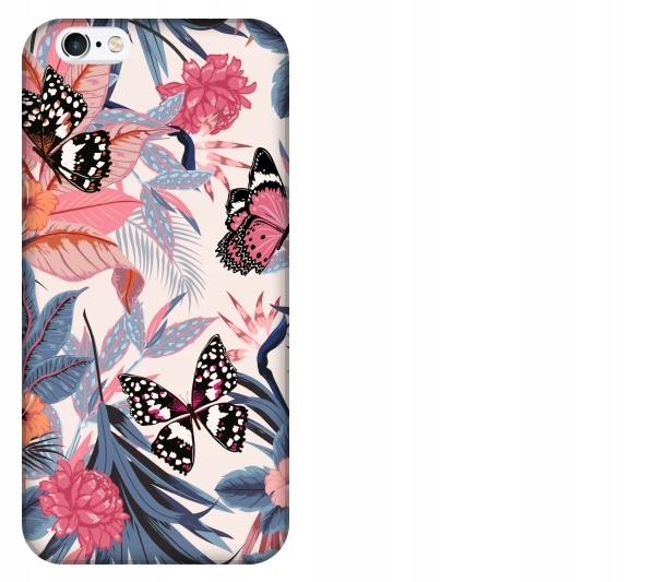

Etui pokrowiec iPhone 6s Motyle dzungla tropical