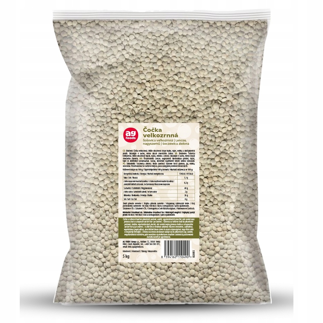 Čočka velkozrnná 5 kg