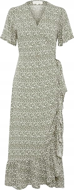 Part Two Šaty S Volánem, Rostlinný Vzor 44 Jqa