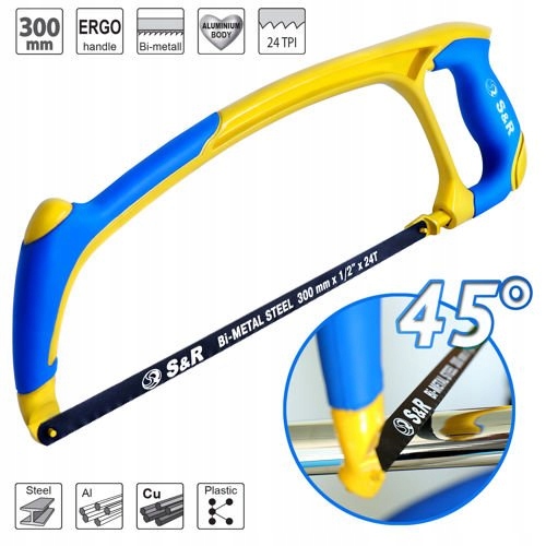 Piła do metalu 24 zęby na cal S&R