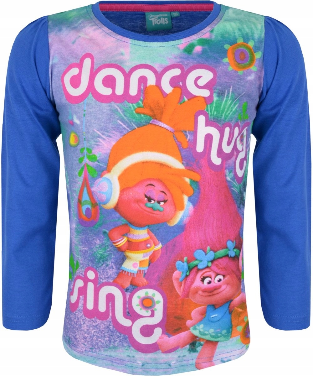 

Bluzka Trolle Dance niebieska 116