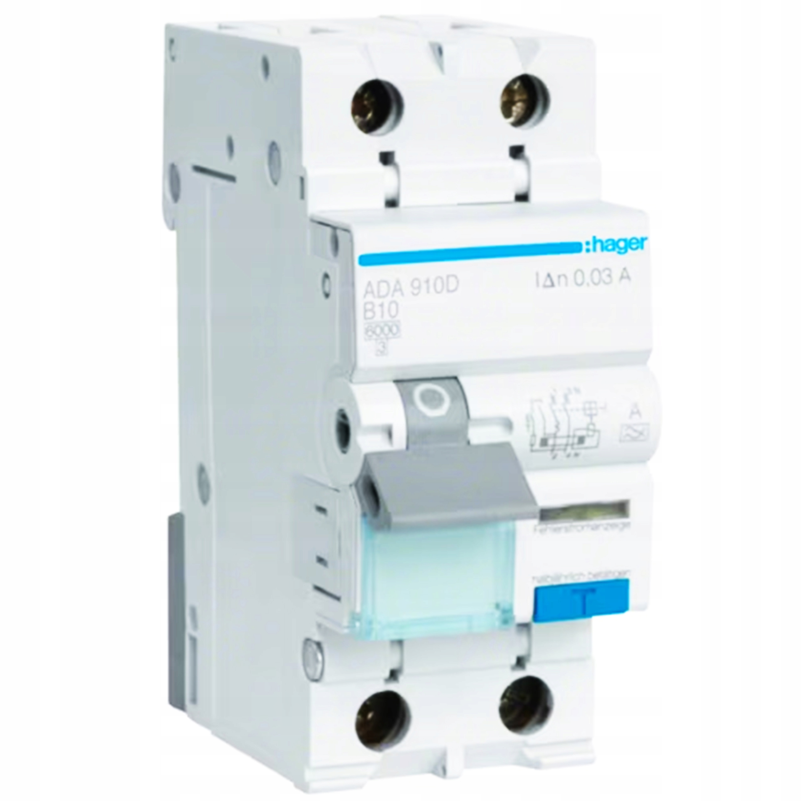 Rcbo Prúdový chránič s nadprúdovou časťou 1P+N 6kA B 16A Typ A