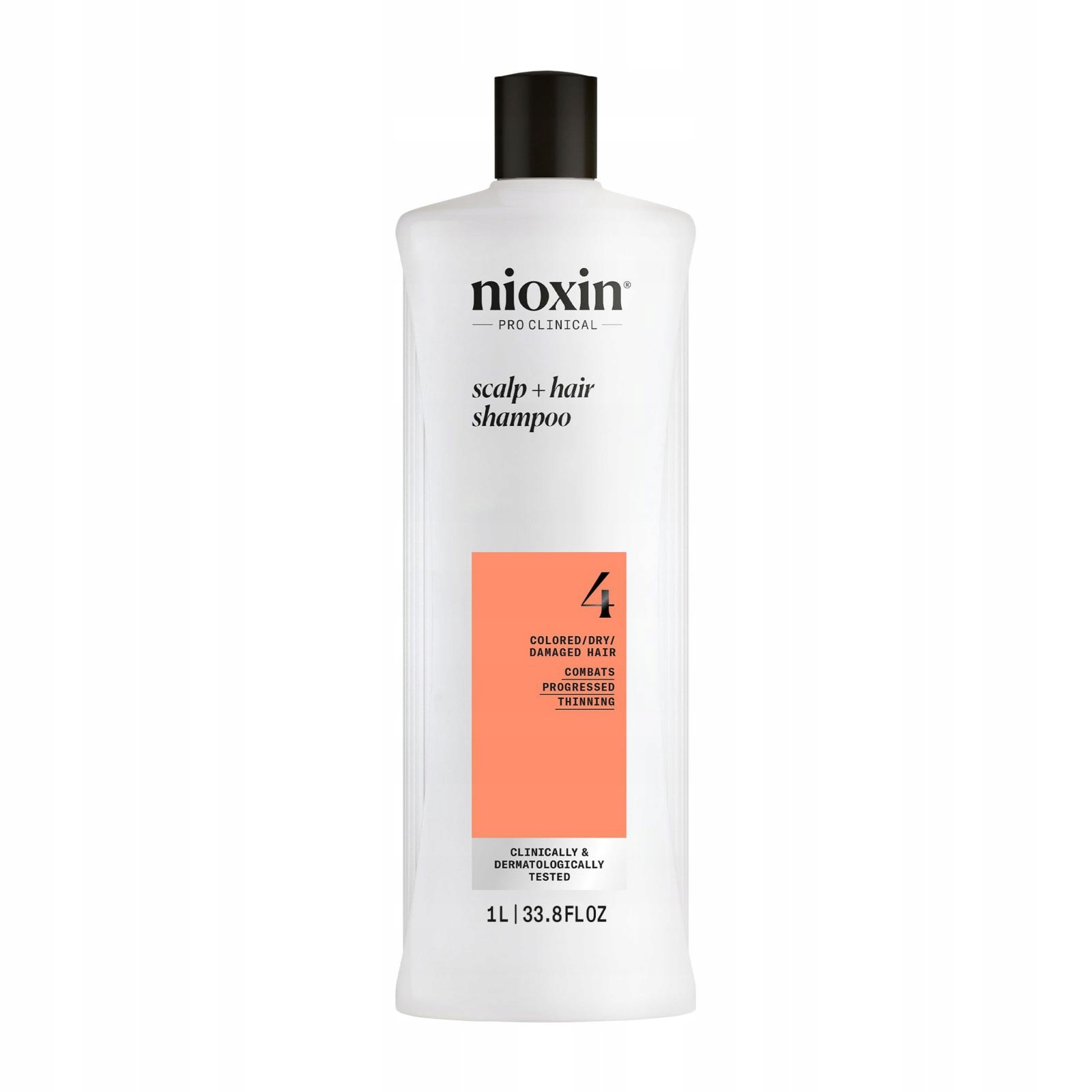 Nioxin Systém 4 (čisticí Šampon Systém 4) Pro Jemné, Barvené A Řídnoucí Vlasy – Objem