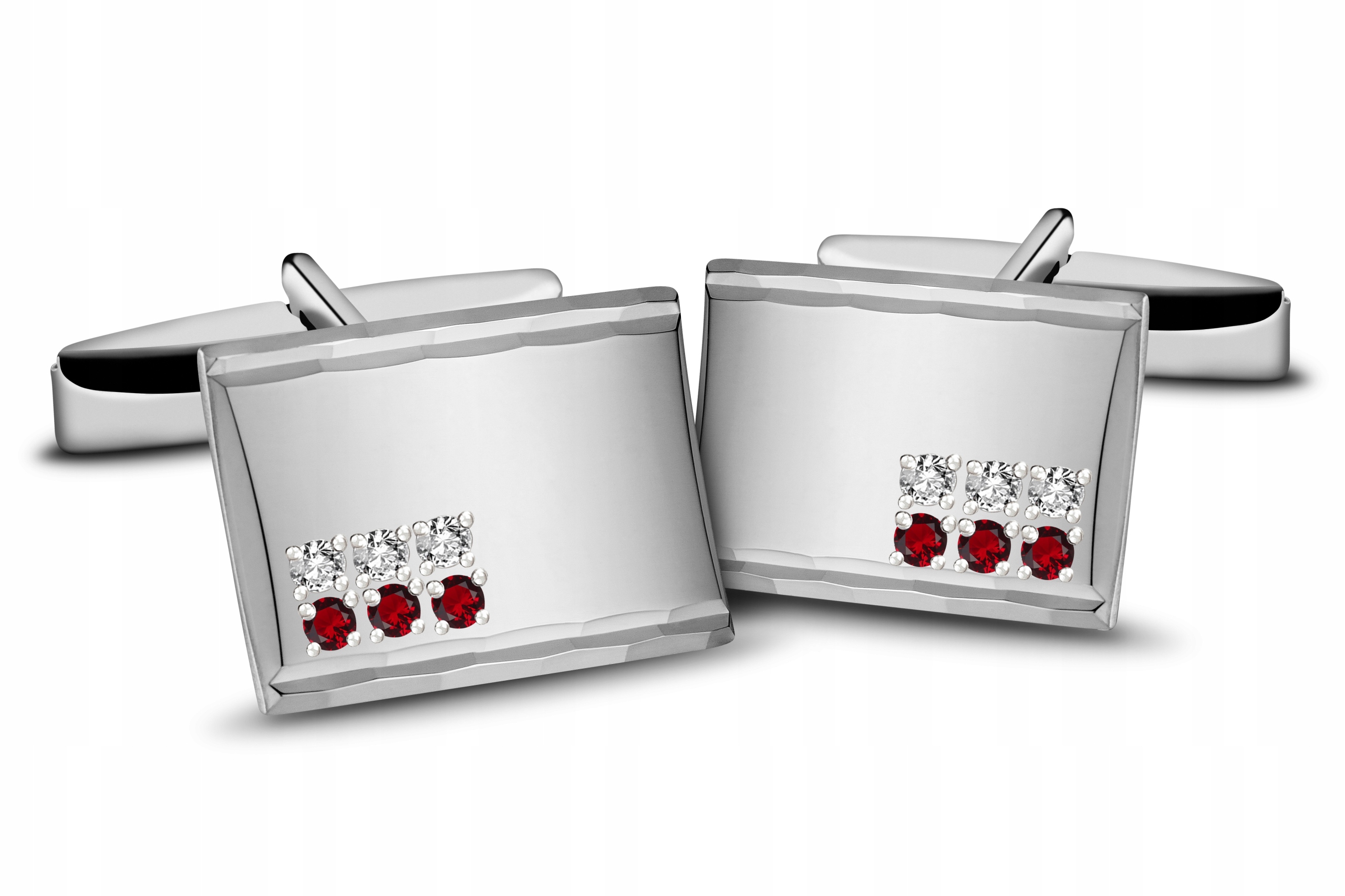 komplet pánských sponek s vlajkou Polský