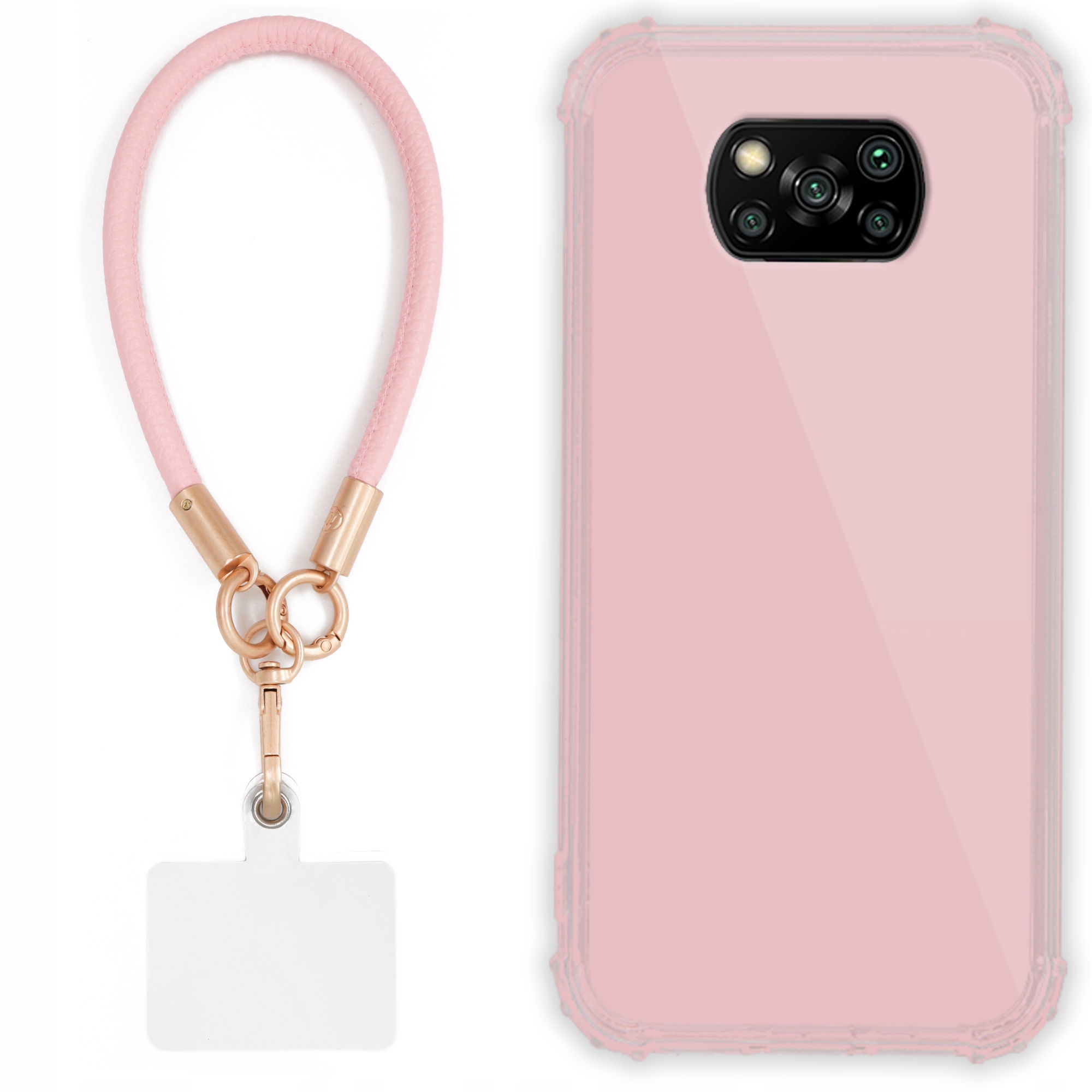 Etui Pre Xiaomi Poco X3 Nfc Case Antishock Pinky Ružové vodítko Sada Tpu