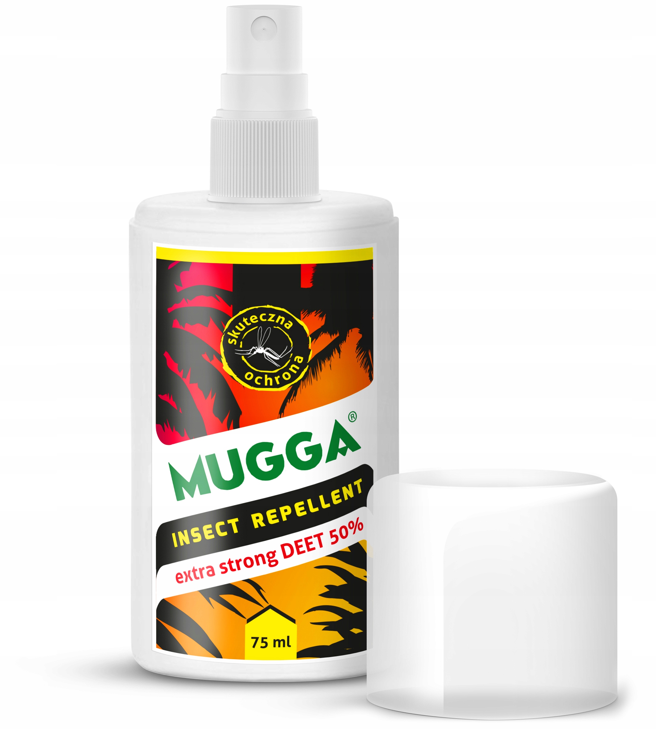 СПРЕЙ ОТ КОМАРОВ И КЛЕЩЕЙ 50% DEET MUGGA STRONG