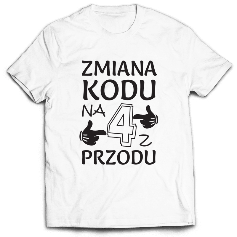 

Koszulka Urodziny 40 Zmiana Kodu Na 4 Z Przodu XXL