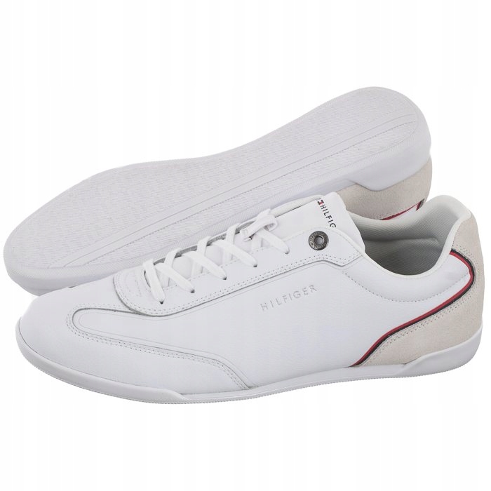 

Męskie Półbuty Tommy Hilfiger FM0MF04014 Białe