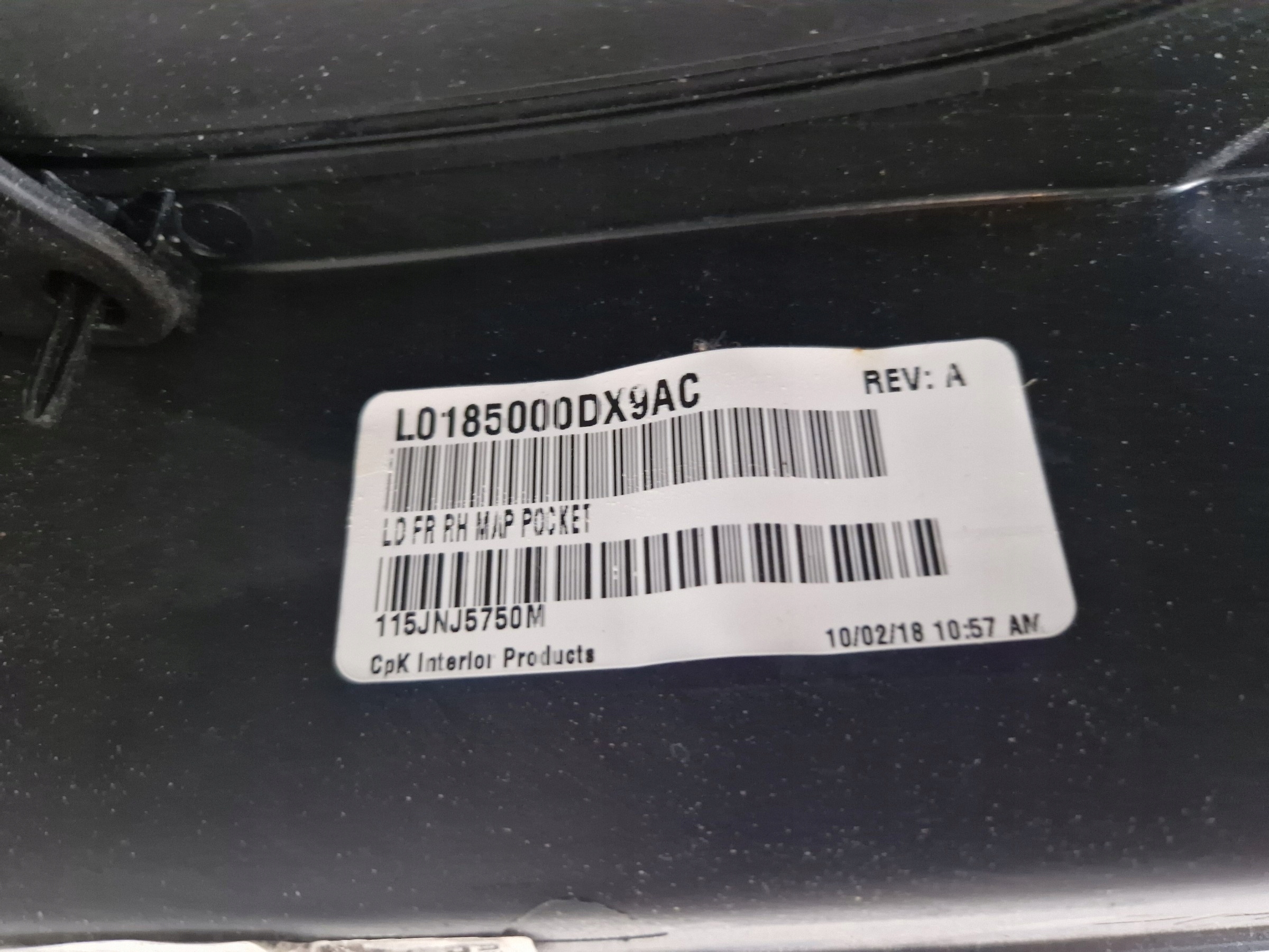 DODGE CHARGER 2019- side door right front leather 5PF041X9AI