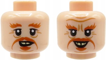 

Lego głowa / główka figurki - męska, cielista