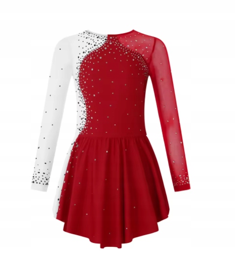 Strój Do Gimnastyki 152 158 Body Sukienka Akrobatyka Tutu Do Tańca 2515