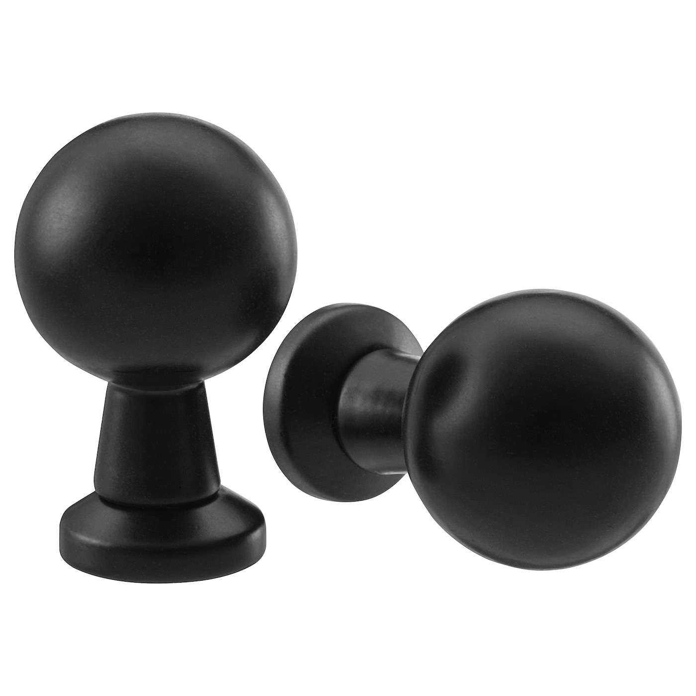 

Ikea Bagganas Gałka, czarny 2w1, 20 mm, 2 sztuki