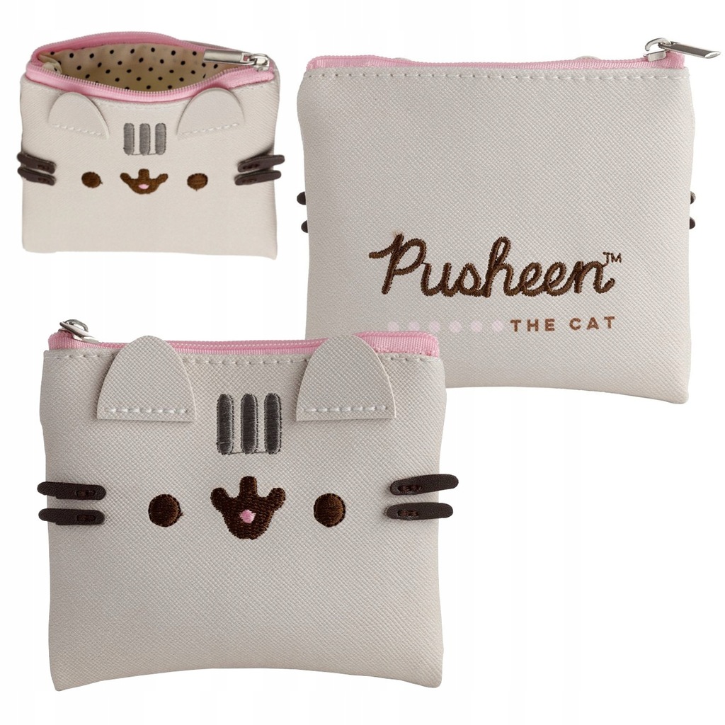 

Pusheen portmonetka na suwak z Uszkami Cudeńko
