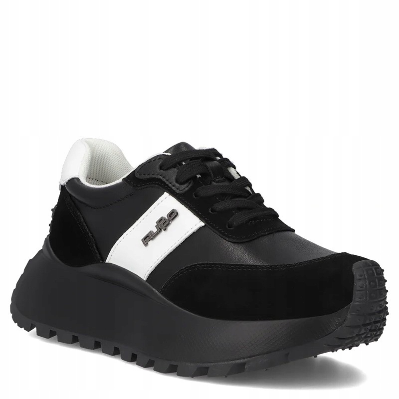 Filippo DP6785 Černé Kožené Tenisky 38