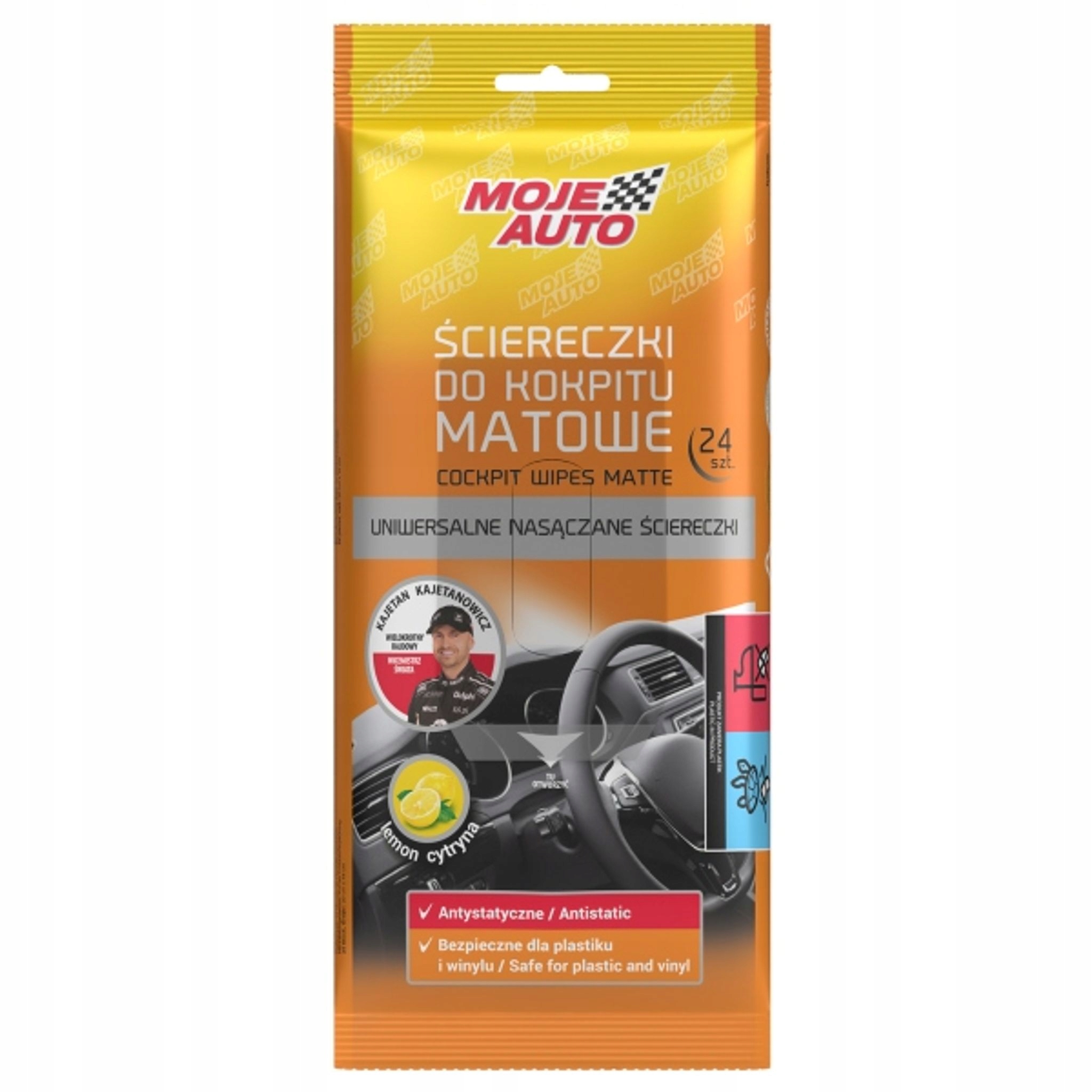 Ściereczki Do Kokpitu Matowe 24SZT. Moje Auto