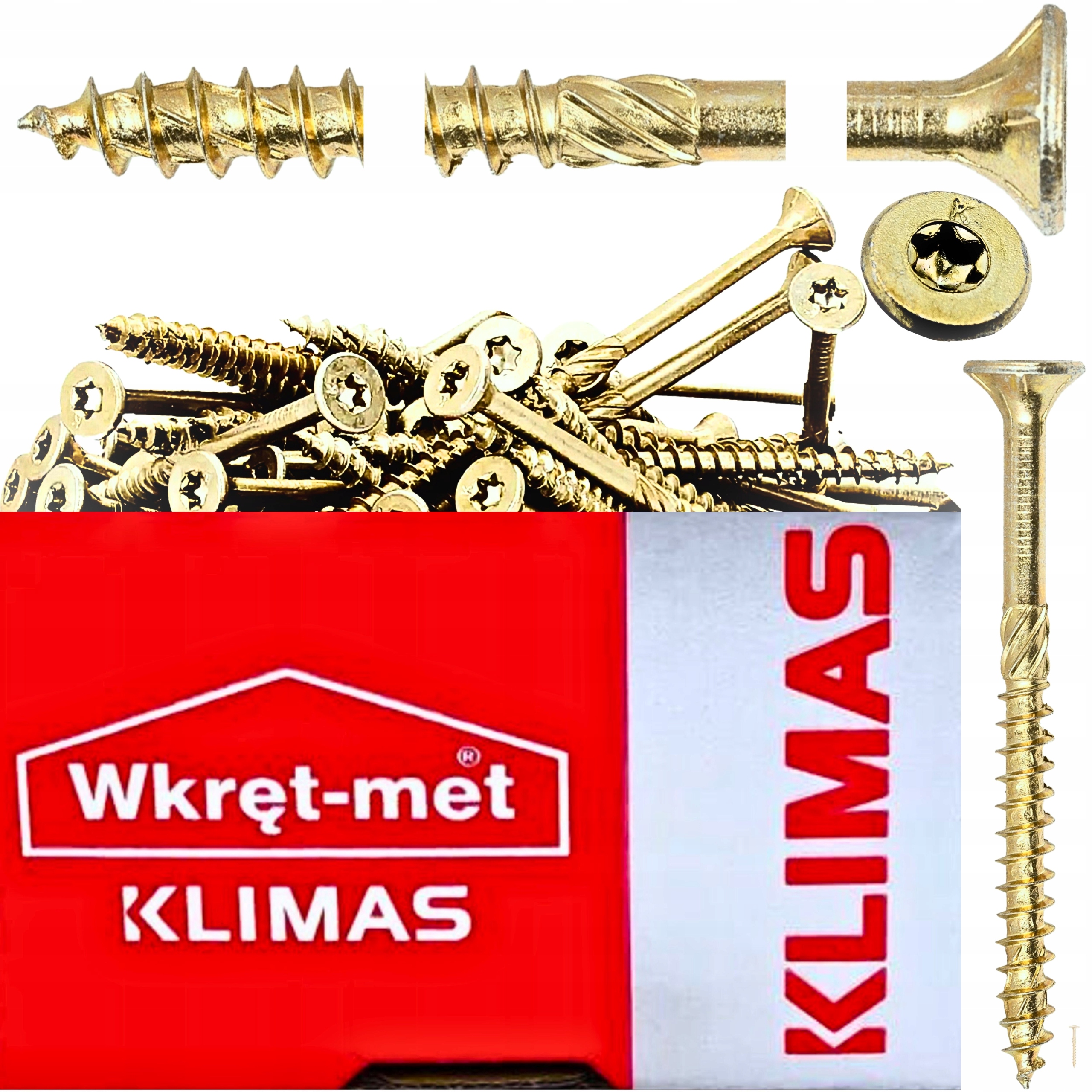 

Wkręty Ciesielskie do drewna 4x70 Torx 200 sztuk