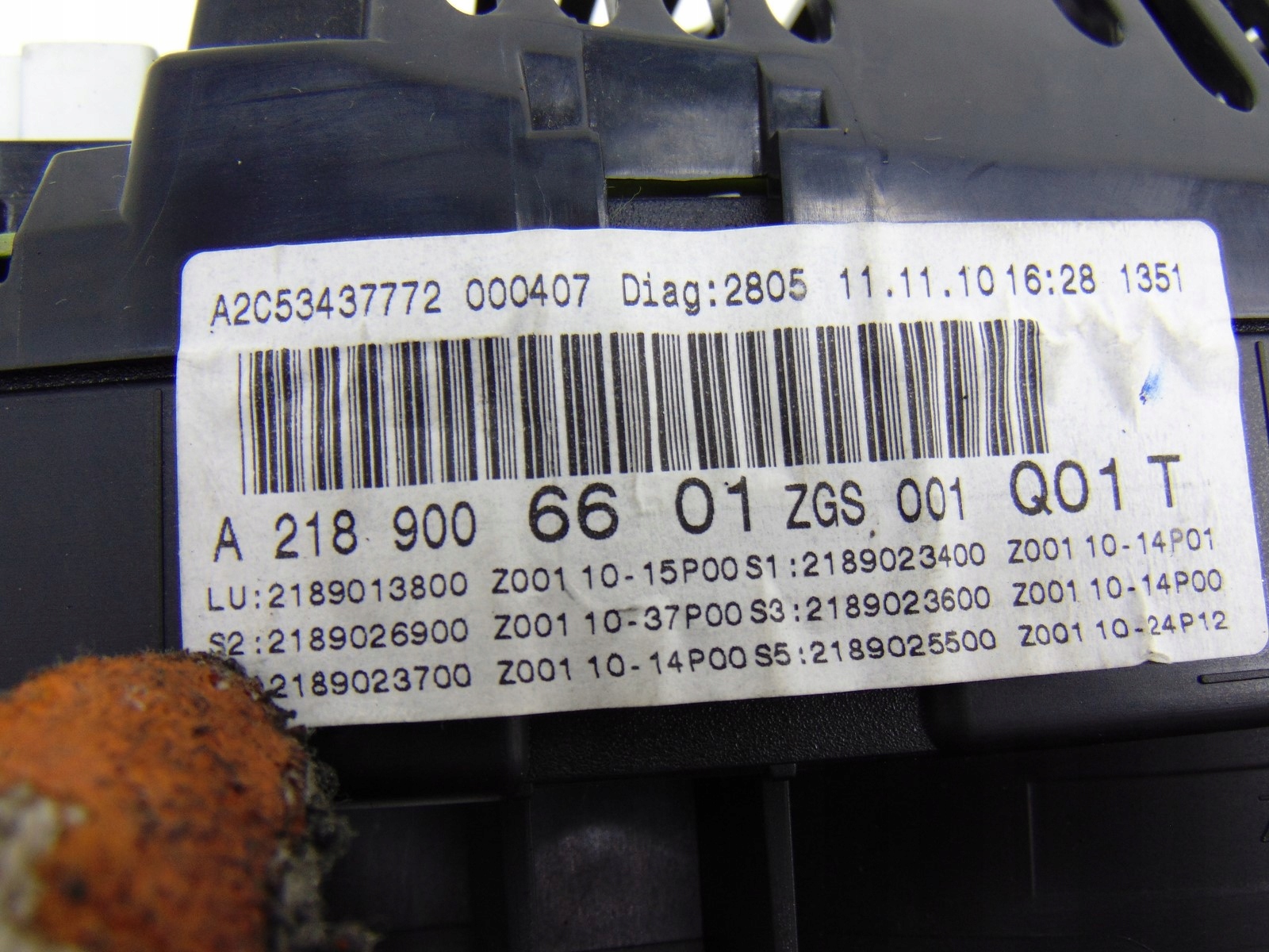 dials dials MERCEDES CLS W218 10- A2189006601