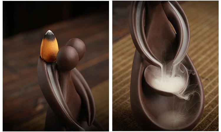 Podstawka na kadzidełko stożkowe wodospad backflow Długość (cm) 13.8 cm