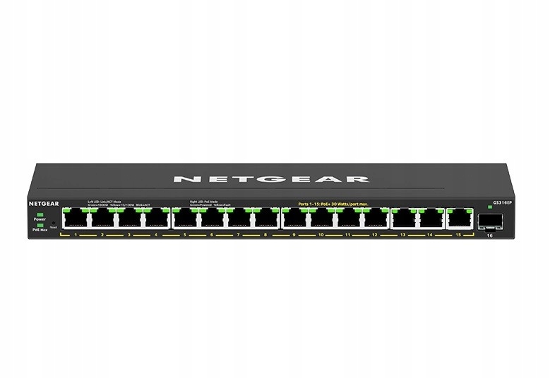 Netgear Přepínač GS316EP 16xGE PoE+