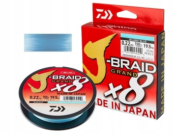 Daiwa Plecionka J-Braid X8 Grand 0,20mm 135m Island Blue
