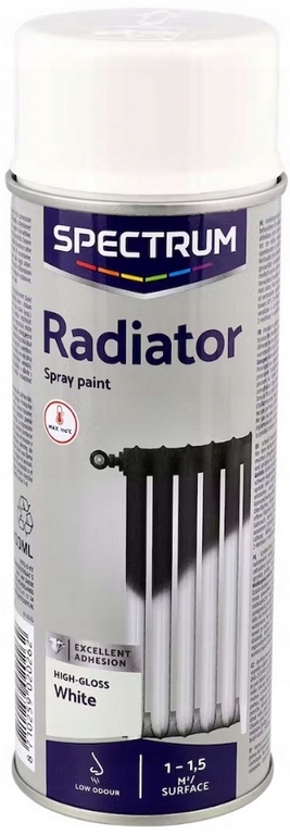 

Farba Do Grzejników W Sprayu Biała Wysoki Połysk