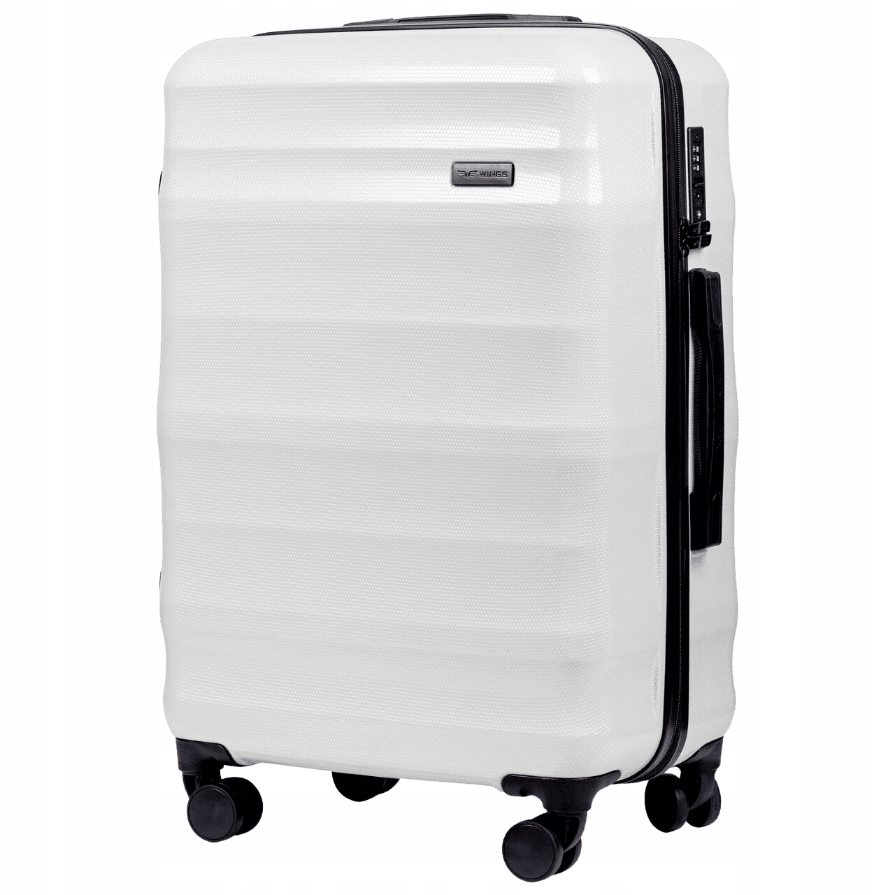 Kufr Střední Wings cestovní zavazadlo Pc Vulture 24" White bílý tvrdý