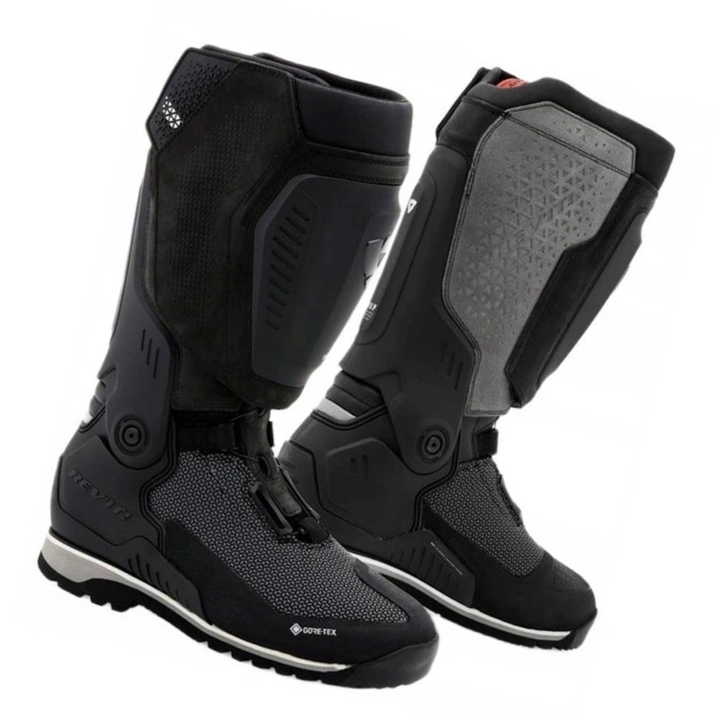 Turistické motocyklové topánky Revit Expedition Gtx Black/grey, čierna šedá