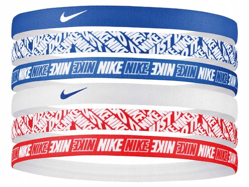Opaski gumki Nike na włosy opaska na głowę 6szt