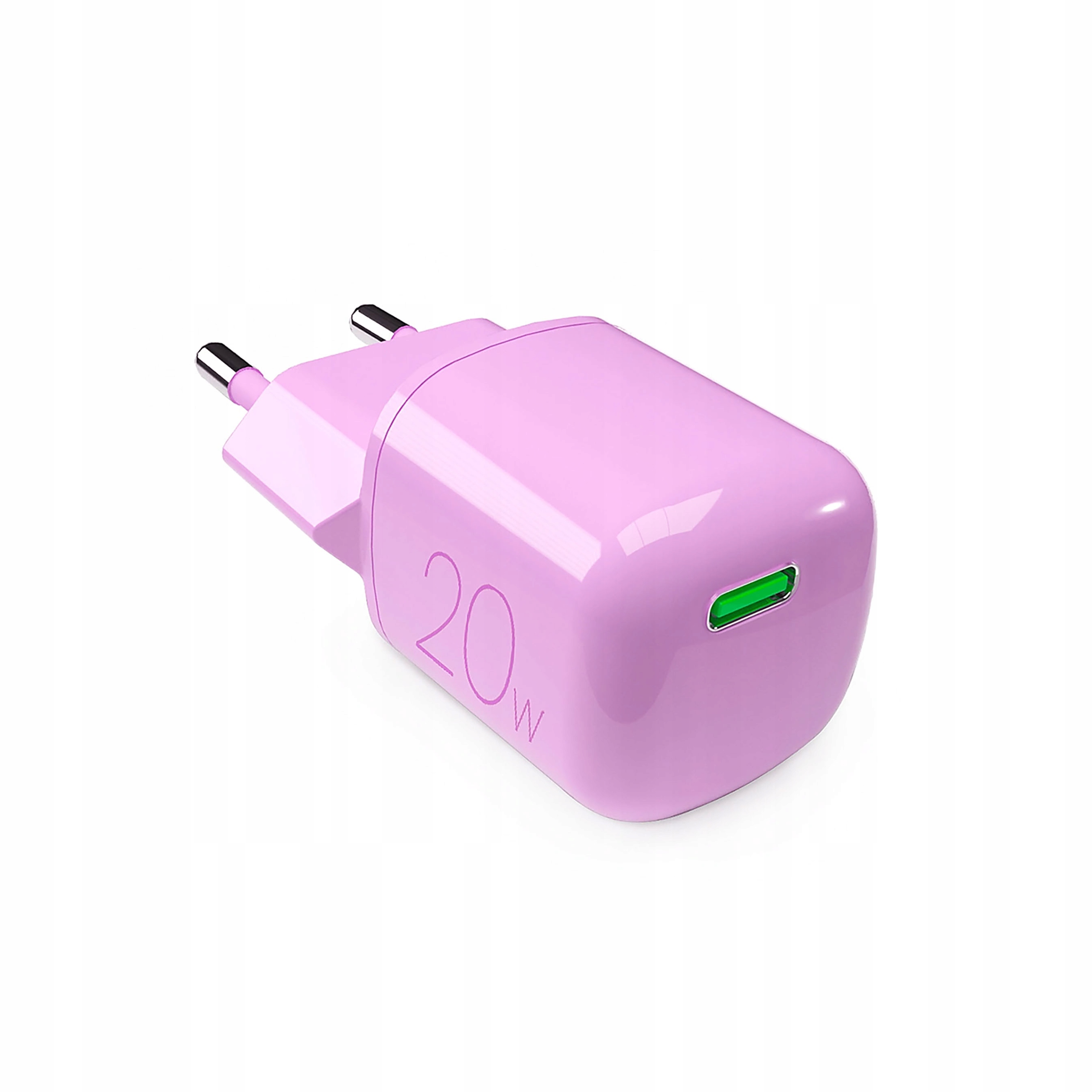 Ładowarka sieciowa Puro 20W GaN Usb-c różowa