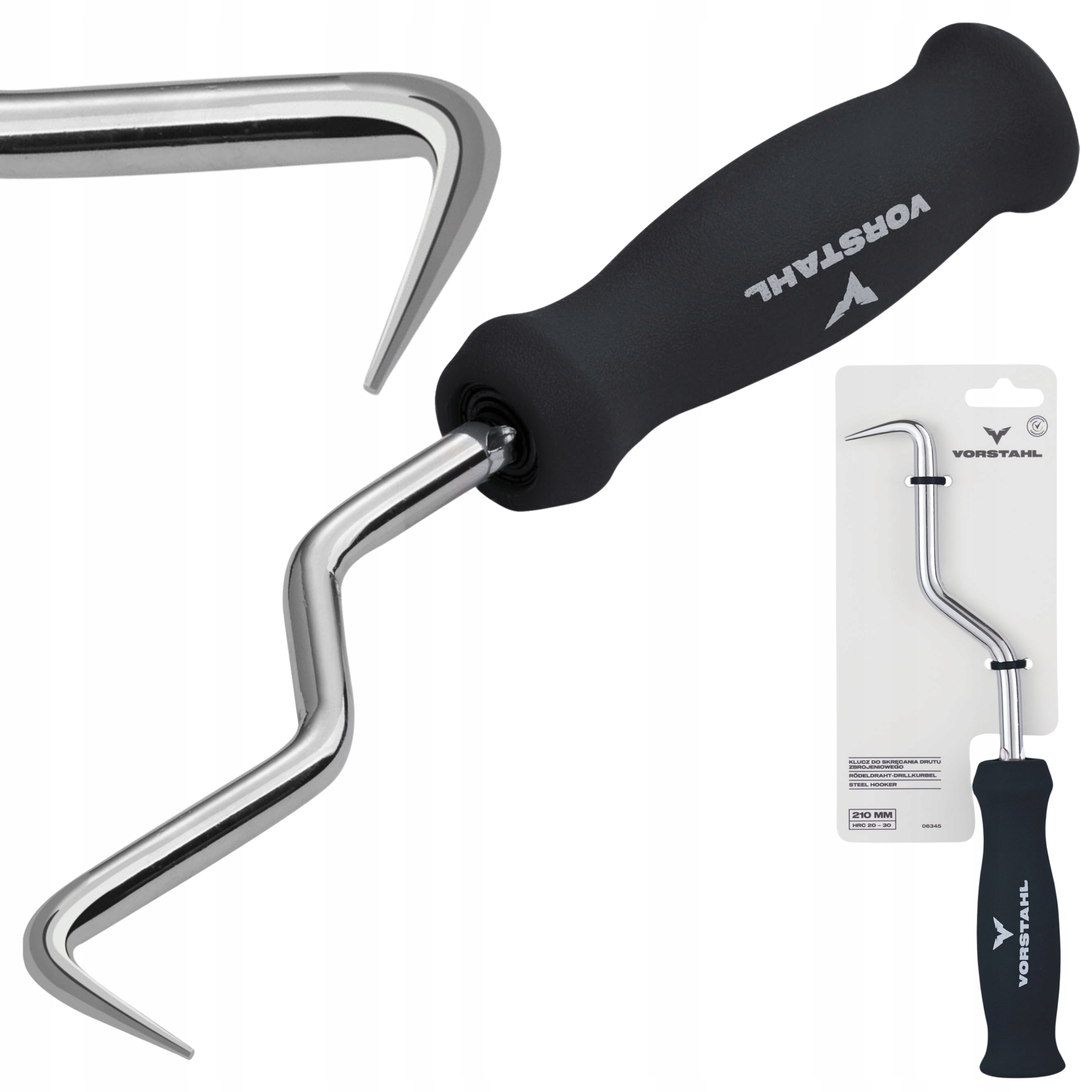 Klucz Do Skręcania Drutu Zbrojeniowego Wiązania Zbrojenia 210mm Vorstahl