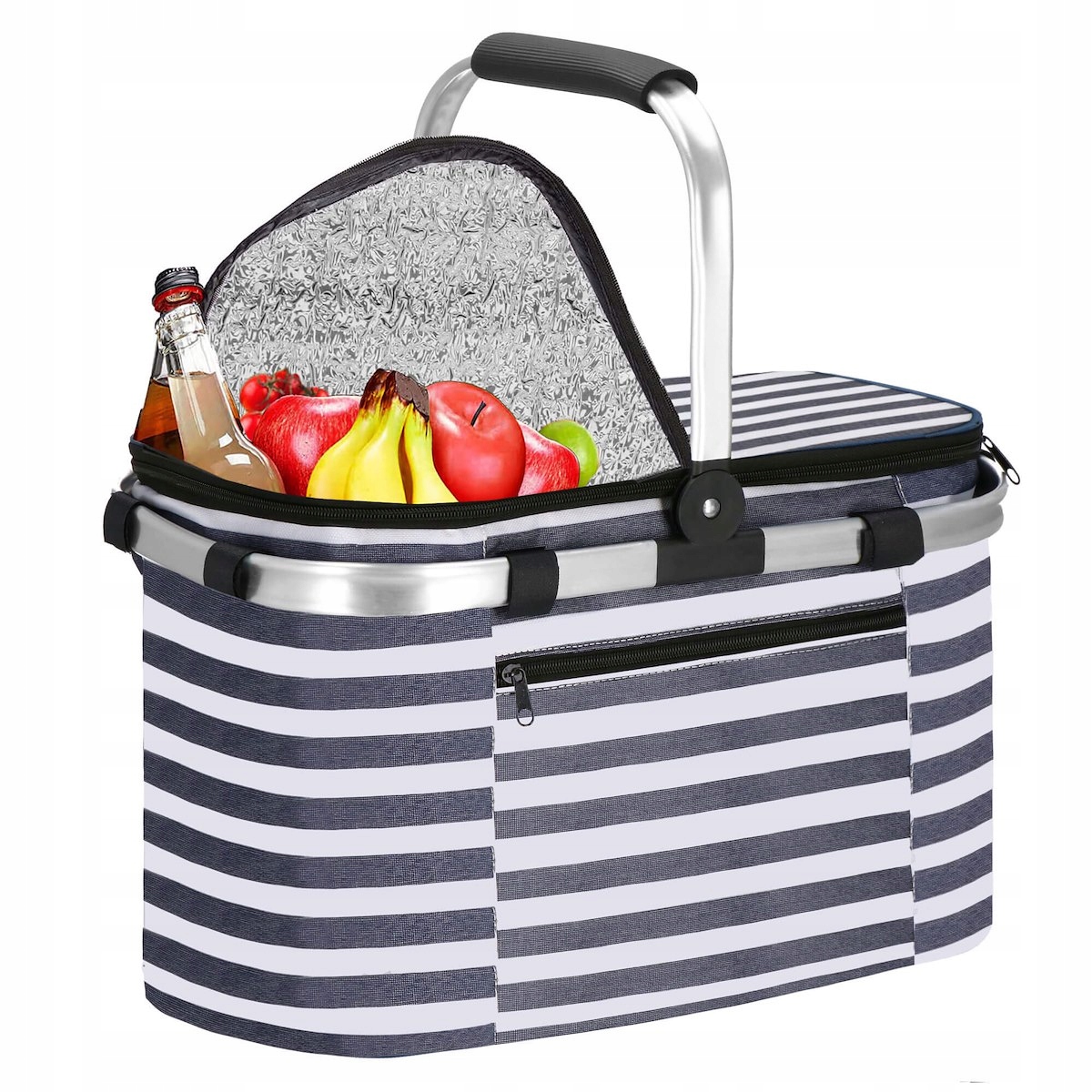 KOSZ PIKNIKOWY SKŁADANY TERMICZNY TURYSTYCZNY IZOLACYJNY KOSZYK NA ZAKUPY Cechy dodatkowe brak