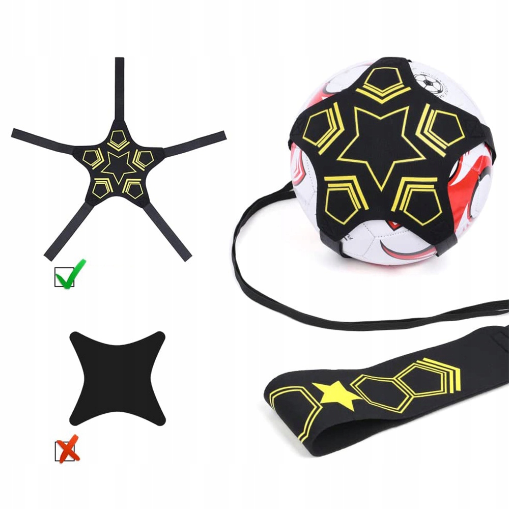 PAS TRENAŻER PODAŃ TRENINGOWY REGULOWANY DO PIŁKI Marka bez marki