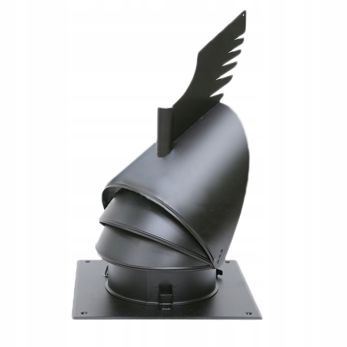 Komínový nástavec Dragon fi200 černý základnou