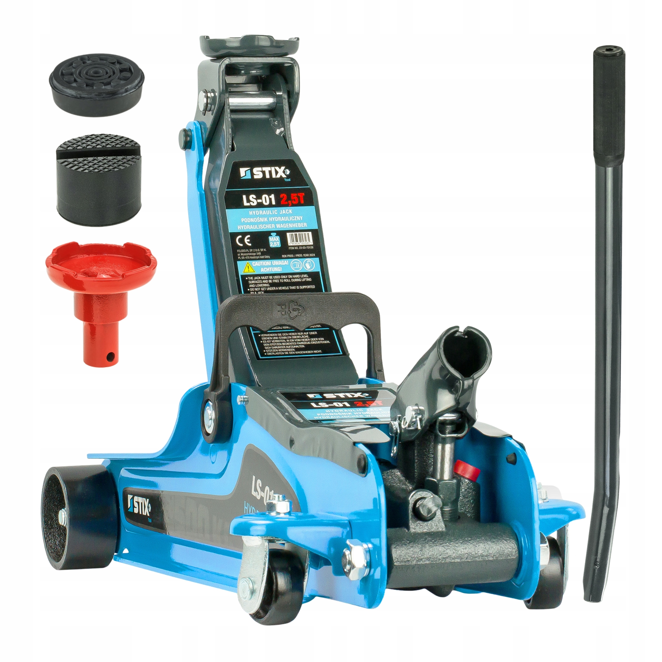 Hever Žába Levák Nízkoprofilový Automobilový 2,5T Bodový 85-365MM