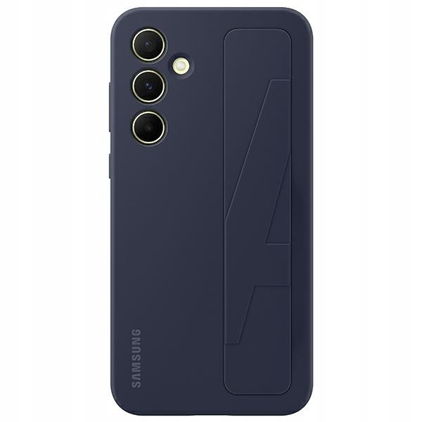 Pouzdro Samsung EF-GA556TBEGWW Galaxy A55 5G Silicone Cover Strap černé/černé