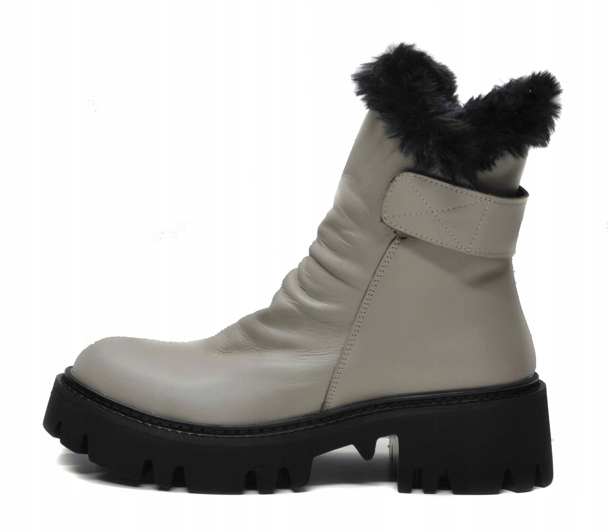 Hbh 53C0945 Taupe Botki R.37