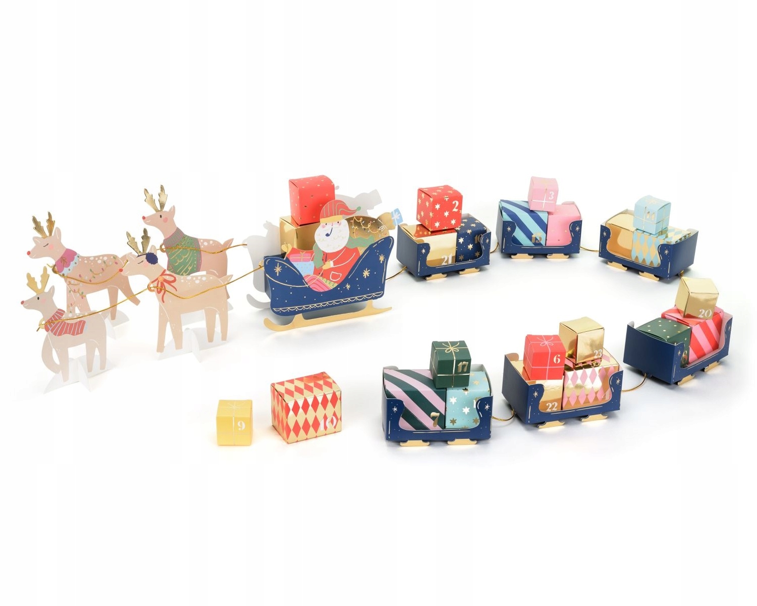 

Kalendarz Adwentowy zaprzęg Świętego Mikołaja